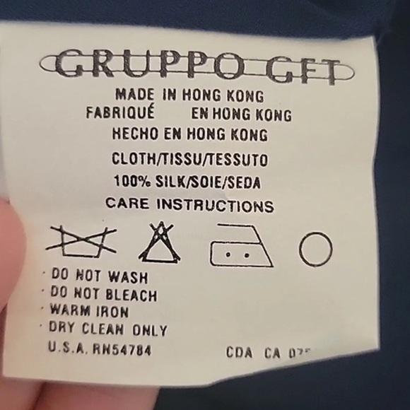 Vintage 80s Emanuel Ungaro Bright Floral Sheer Silk A-Line Flowy Skort size 2 - Picture 9 of 9